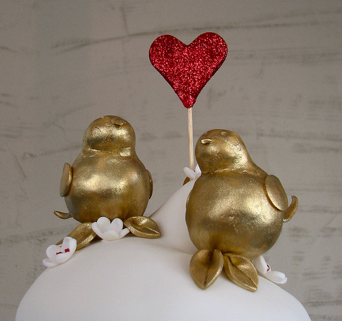 Lovebird Cupcake Cake by Whipped Bakeshop