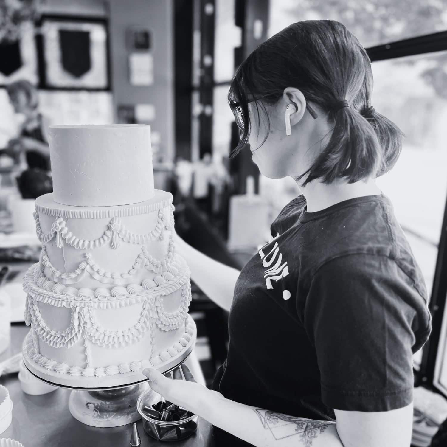 Black White staff photo