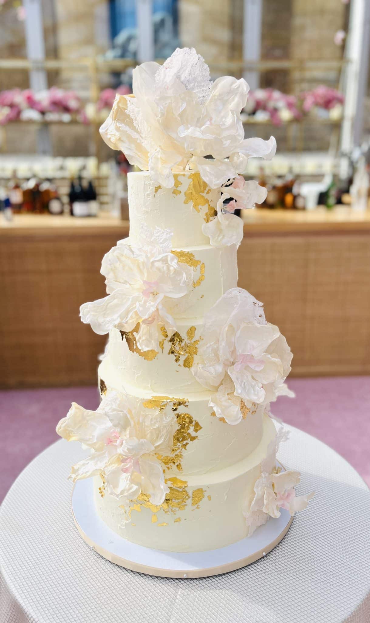 Blossom and-Lace-Wedding-Cake