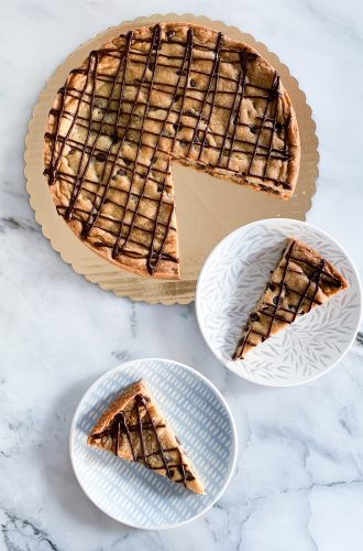 Chocolate chip cookie cake by Whipped Bakeshop in Philadelphia.