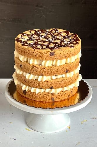 Cookie celebration cake by Whipped Bakeshop in philadelphia