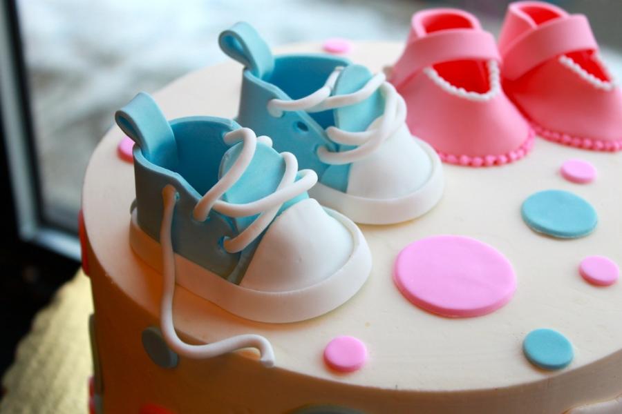 Gender Reveal Cake by Whipped Bakeshop