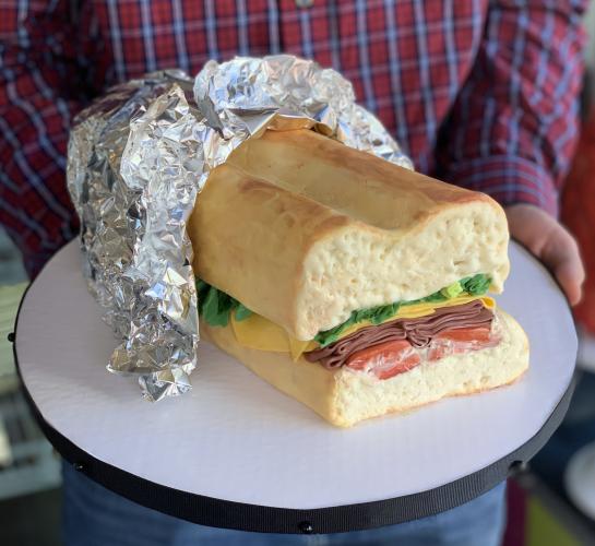 Hoagie Cake for Castellino's Deli by Whipped Bakeshop Hoagie Cake