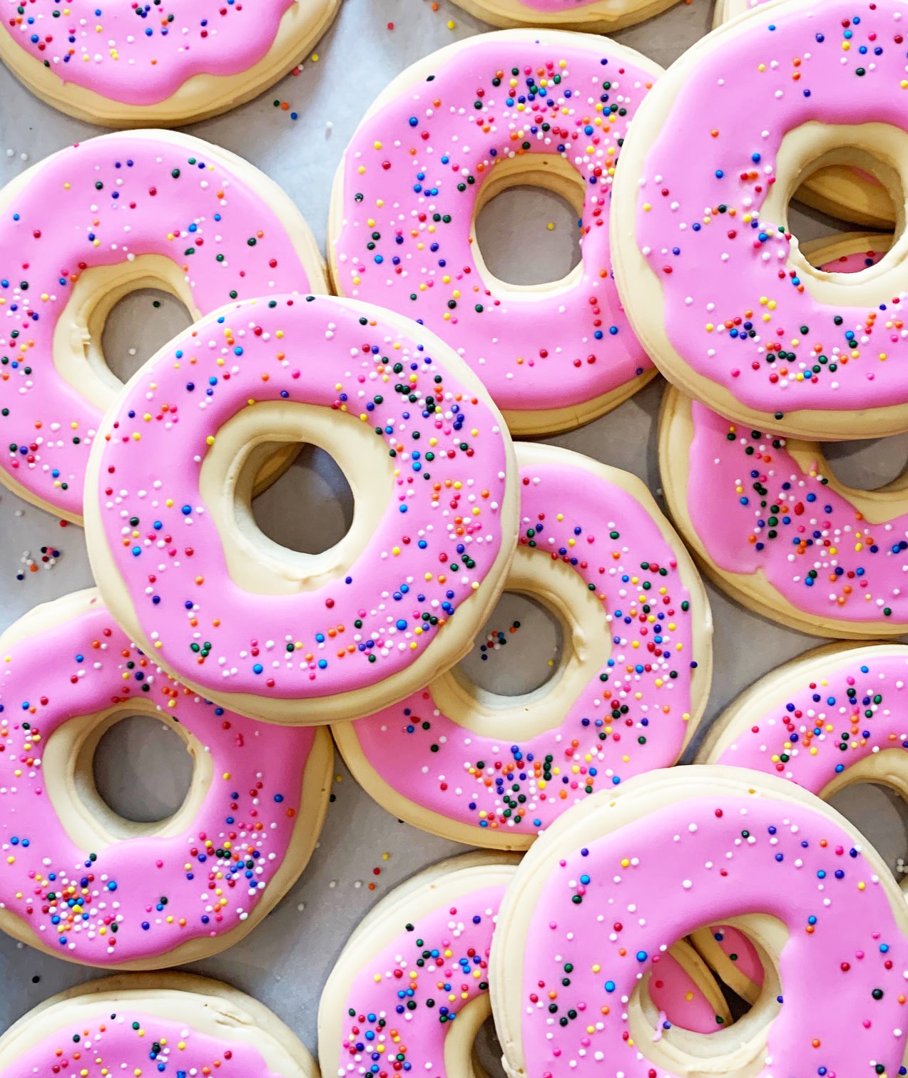 Frosted Donut Cookies