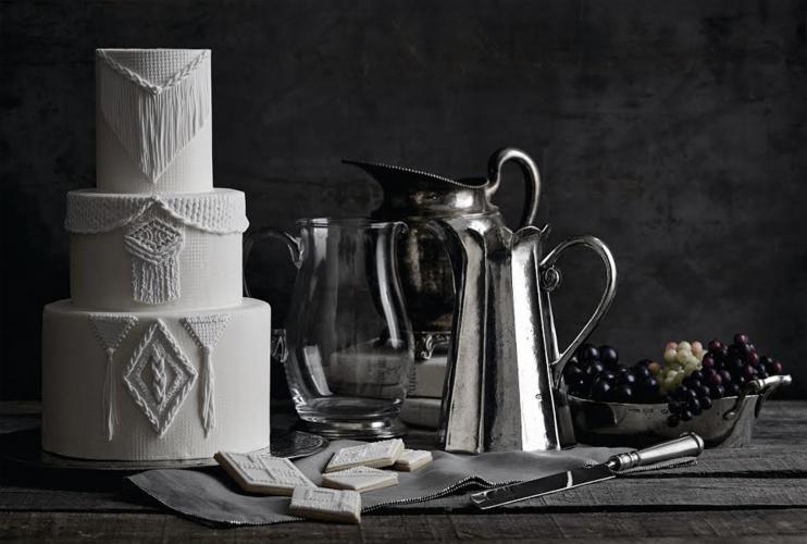 Macrame Wedding Cake by Whipped Bakeshop