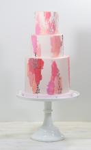 Whipped Bakeshop Painted Wedding Cake Painted Philadelphia Wedding Cake by Whipped Bakeshop