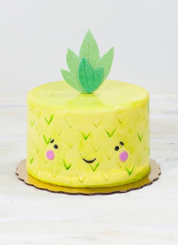 Pineapple Kawaii Cake designed By Whipped Bakeshop