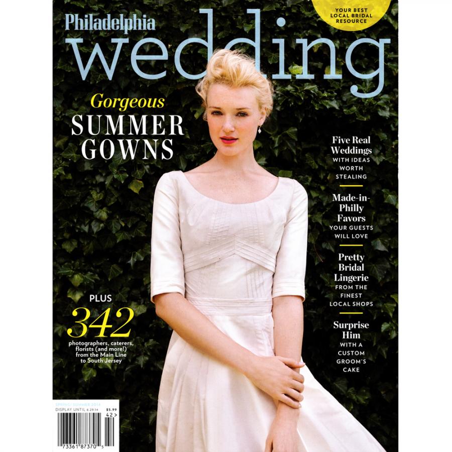 Philadelphia Weddings Magazine, Featuring a Wedding Cake by Whipped Bakeshop