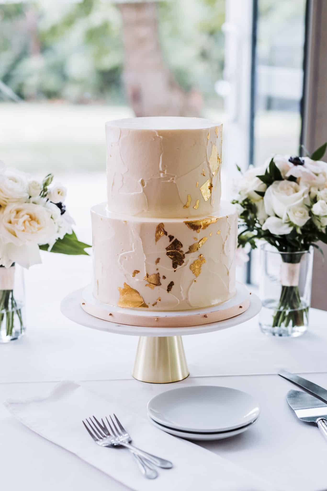 rustic-gold-leaf-wedding-cake-AngelaGasparphoto-Whipped-bakeshop