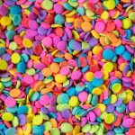 Bright Rainbow Quins