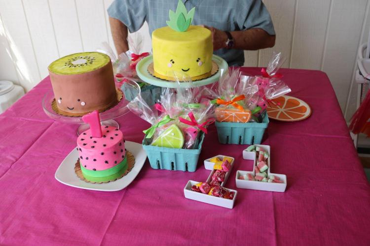 1st Birthday Cake Table by Whipped Bakeshop in Philadelphia