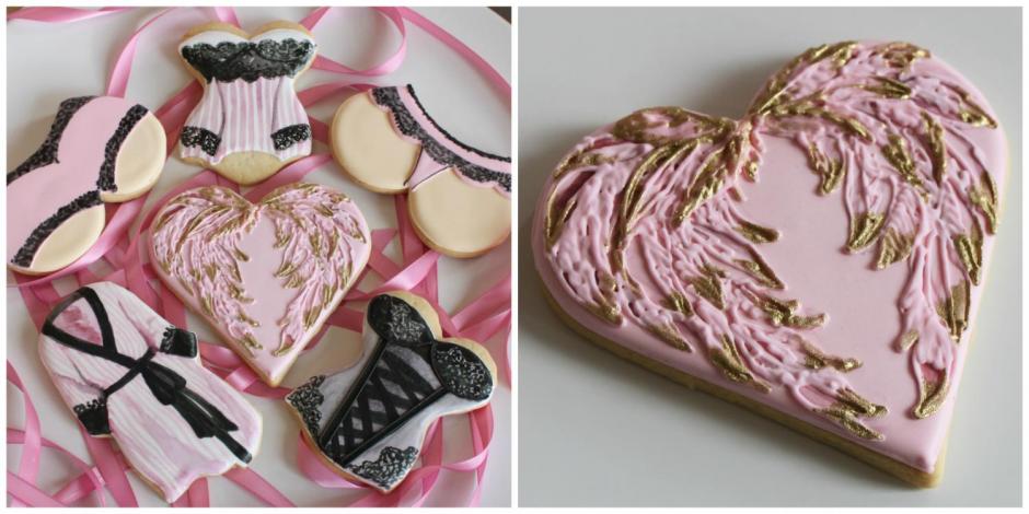 Custom lingerie cookies by Whipped Bakeshop in Philadelphia
